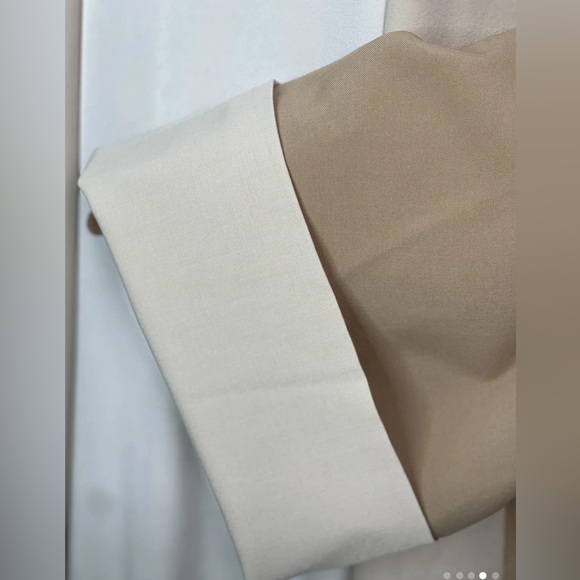 Color block long sleeve kaftan abaya - Picture 4 of 4